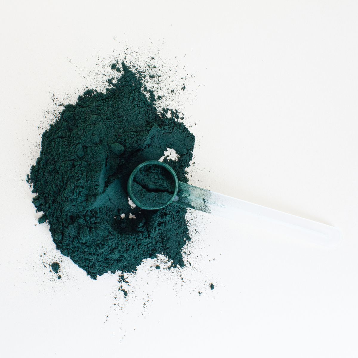 Spirulina Pulver Nahaufnahme